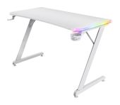 Trust bis 150 kg  GXT709 Luminus RGB Gamingtisch (Weiß) f&uuml;r 178,96 Euro