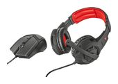 Trust Over Ear Kopfhörer Kabelgebunden  GXT784 (Schwarz, Rot) f&uuml;r 38,99 Euro