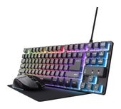 Trust LED Gaming Tastatur USB  GXT794 (Schwarz) f&uuml;r 38,96 Euro