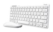 Trust Büro Tastatur RF Wireless + Bluetooth  Lyra Compact Wireless Combo Set (Weiß) f&uuml;r 49,46 Euro