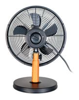 Unold Ventilator Tisch neigbar  Black Steel (Schwarz, Holz) f&uuml;r 59,99 Euro