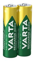 Varta Akku 2 x Mignon 2,6 Ah Blister f&uuml;r 11,99 Euro