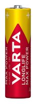 Varta Batterien AA, 4 Stück, Longlife Max Power, Alkaline, 1,5V, ideal für Digitalkamera, Controller, Blutdruckmessgerät, Made in Germany f&uuml;r 7,49 Euro
