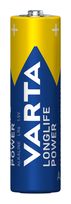 Varta Batterien AA, 4 Stück, Longlife Power, Alkaline, 1,5V, ideal für Spielzeug, Funkmaus, Taschenlampen, Made in Germany f&uuml;r 6,49 Euro