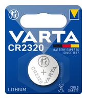 Varta Batterien Knopfzelle CR2320, 1 Stück, Lithium Coin, 3V, kindersichere Verpackung, für elektronische Kleingeräte - Autoschlüssel, Fernbedienungen, Waagen f&uuml;r 4,99 Euro