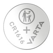 Varta Batterien Knopfzelle CR1616, 1 Stück, Lithium Coin, 3V, kindersichere Verpackung, für elektronische Kleingeräte - Autoschlüssel, Fernbedienungen, Waagen f&uuml;r 4,99 Euro