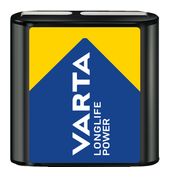 Varta Alkali 4,5 V 1 Stück  Longlife Power Flachbatterie (Schwarz) f&uuml;r 6,49 Euro