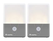 Varta LED Wandbeleuchtung für den Außenbereich Warmweiß Batterie/Akku Motion Sensor Outdoor Light Twin Pack f&uuml;r 23,46 Euro