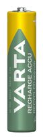 Varta Recharge Accu Recycled AAA 800 mAh 4er-Pack (vorgeladener NiMH-Akku, Micro, 25 % recyceltes Material, wiederaufladbarer Akku, sofort einsatzbereit) f&uuml;r 12,46 Euro