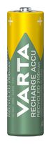 Varta Recharge Accu Recycled AA 2100 mAh 2er-Pack (vorbeladener NiMH-Akku, Mignon, 25 % recycelte Materialien, wiederaufladbarer Akku, sofort einsatzbereit) f&uuml;r 7,49 Euro