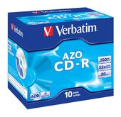Verbatim CD-R AZO Crystal f&uuml;r 7,49 Euro