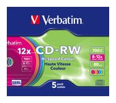 Verbatim CD-RW Colour 12x f&uuml;r 5,99 Euro