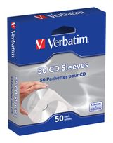 Verbatim CD-Umschläge, 50 Stück f&uuml;r 2,99 Euro