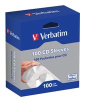 Verbatim CD-Umschläge (Papier), 100 Stück f&uuml;r 4,99 Euro