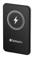 Verbatim 5000 mAh Powerbank USB Typ-C Kabelloses Laden  Charge 'n' Go (Schwarz) f&uuml;r 28,46 Euro