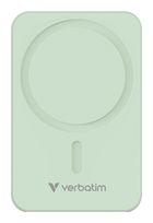 Verbatim 20000 mAh Powerbank USB Typ-C Kabelloses Laden  Charge 'n' Go Essentials (Grün) f&uuml;r 42,96 Euro