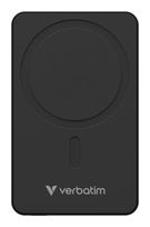 Verbatim 5000 mAh Powerbank USB Typ-C Kabelloses Laden  Charge 'n' Go Essentials (Schwarz) f&uuml;r 27,46 Euro