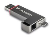 Verbatim USB Type-A / USB Type-C Stick 256 GB  Dual QuickStick (Grau) f&uuml;r 59,99 Euro