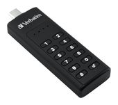 Verbatim USB Typ-C Stick 64 GB  Keypad Secure (Schwarz) f&uuml;r 64,99 Euro