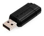 Verbatim USB Typ-A Stick 16 GB  PinStripe (Schwarz) f&uuml;r 5,99 Euro