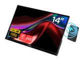 Verbatim Full HD Monitor 35,6 cm (14 Zoll) 16:9 6 ms  PMT-14 (Schwarz) f&uuml;r 169,96 Euro