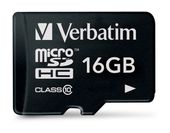 Verbatim MicroSDHC Speicherkarte 16 GB Klasse 10 Premium f&uuml;r 7,99 Euro