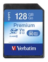 Verbatim SDXC Speicherkarte 128 GB Klasse 10 Premium f&uuml;r 29,99 Euro