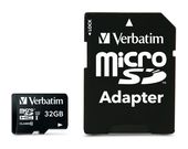 Verbatim MicroSDHC Speicherkarte 32 GB Klasse 10 Pro f&uuml;r 8,99 Euro