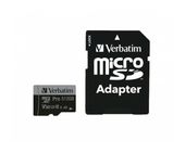 Verbatim MicroSDXC Speicherkarte 512 GB Class 3 (U3) Klasse 10 Pro f&uuml;r 84,99 Euro