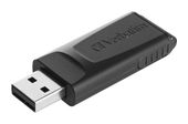 Verbatim Stick 128 GB  Slider (Schwarz) f&uuml;r 15,99 Euro