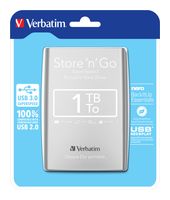 Verbatim 1 TB externe Festplatte 2.5" Micro-USB B  Store 'n' Go (Silber) f&uuml;r 105,96 Euro