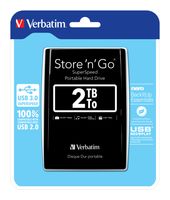 Verbatim 2 TB externe Festplatte Micro-USB B  Store 'n' Go (Schwarz) f&uuml;r 118,96 Euro