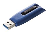Verbatim USB Typ-A Stick 128 GB  V3 MAX (Schwarz, Blau) f&uuml;r 34,99 Euro