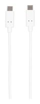 Vivanco Stecker USB C auf USB C 0,5 m  62250 (Weiß) f&uuml;r 9,99 Euro