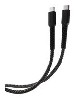 Vivanco Stecker Rundkabel USB C auf USB C bis 60 W 2,5 m  63640 (Schwarz) f&uuml;r 14,99 Euro