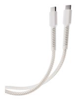 Vivanco Stecker USB C auf USB C bis 60 W 2,5 m  63641 (Weiß) f&uuml;r 14,99 Euro