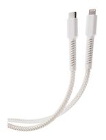 Vivanco Stecker Rundkabel Lightning auf USB C bis 30 W 2,5 m  63643 (Weiß) f&uuml;r 25,46 Euro