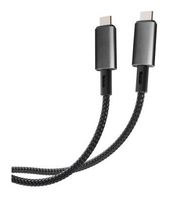 Vivanco 10 Gbit/s Stecker Rundkabel USB C auf USB C bis 100 W 0,5 m  64010 (Schwarz) f&uuml;r 14,96 Euro