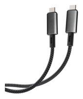 Vivanco 40 Gbit/s Stecker USB C auf USB C bis 240 W 1 m  64014 (Schwarz) f&uuml;r 12,96 Euro