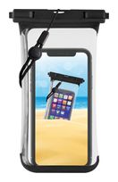 Vivanco Beuteltasche für Jede Marke Universal (Schwarz, Transparent) Beach Bag f&uuml;r 12,99 Euro