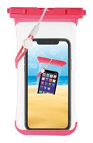 Vivanco Beuteltasche für Jede Marke Universal  Beach Bag (Pink, Transparent) f&uuml;r 12,99 Euro