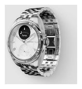 Withings Hybrid 39 mm Smartwatch Rund 282 ppi  ScanWatch Nova (Grau, Titan) f&uuml;r 515,00 Euro