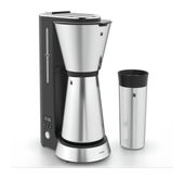 WMF 5 Tassen Filterkaffeemaschine 0,6 l  KÜCHENminis Aroma Thermo to go (Schwarz, Chrom) f&uuml;r 86,96 Euro
