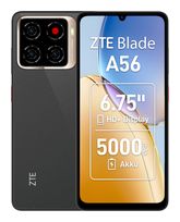 ZTE 64 GB 4G Smartphone 17,1 cm (6.75 Zoll) 1,6 GHz Android 13 MP Dreifach Kamera Dual Sim WiFi 4 (Celestial Black) Blade A56 f&uuml;r 88,46 Euro