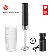 ZWILLING Handmixer 250 W 3 Stufen  Xtend Kabelloser Stabmixer Starter Set (Schwarz) f&uuml;r 84,46 Euro