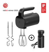 ZWILLING Handmixer 250 W 3 Stufen  Xtend Kabelloses Handrührgerät Starter Set (Schwarz) f&uuml;r 83,46 Euro