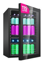 115 l / 115 l Tischkühlschrank EEK: E 66 kWh Jahr  KSG7290 (Schwarz)