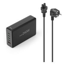 00201977 Schnellladegerät, 4xUSB-C, 1xUSB-A, PD, max. 240 W