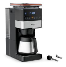 15 Tassen Thermo Filterkaffeemaschine  KT8428 Grind Aroma XL (Schwarz, Edelstahl)