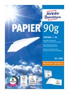 Avery Format Papier Drucker- und Kopierpapier A4 90g 500 Blatt für 16,46 Euro